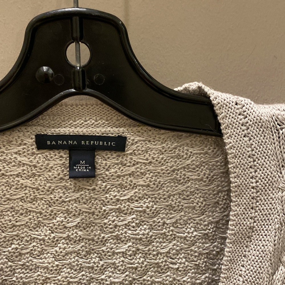 J. Crew Gray Cropped Cardigan Sweater Size M - Picture 3 of 4